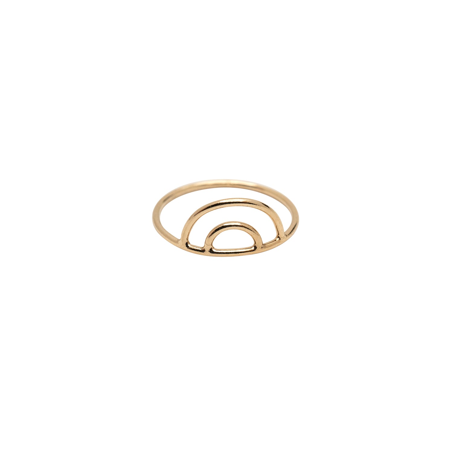 Gold Filled Rainbow Ring