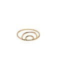 Gold Filled Rainbow Ring