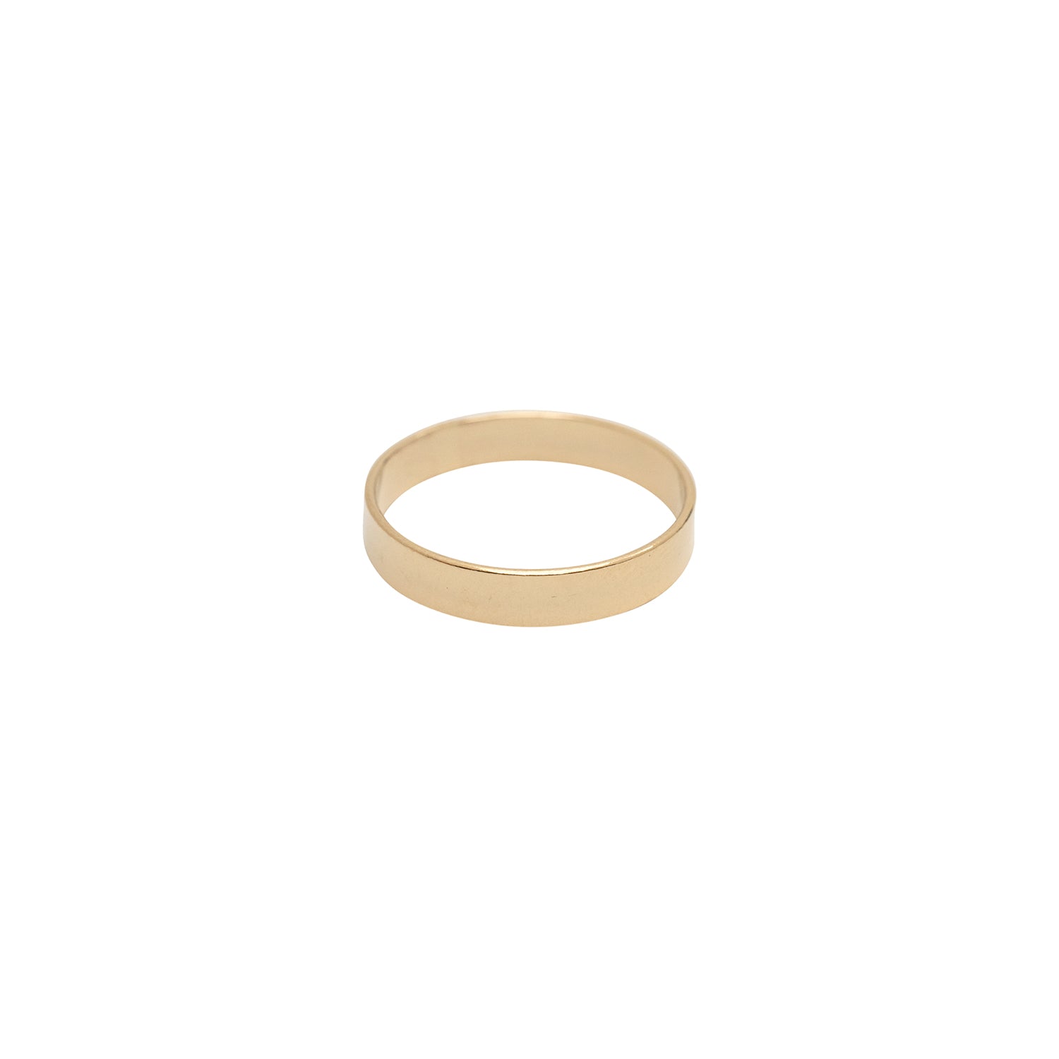 Gold Filled Flat Ring | 3.5mm