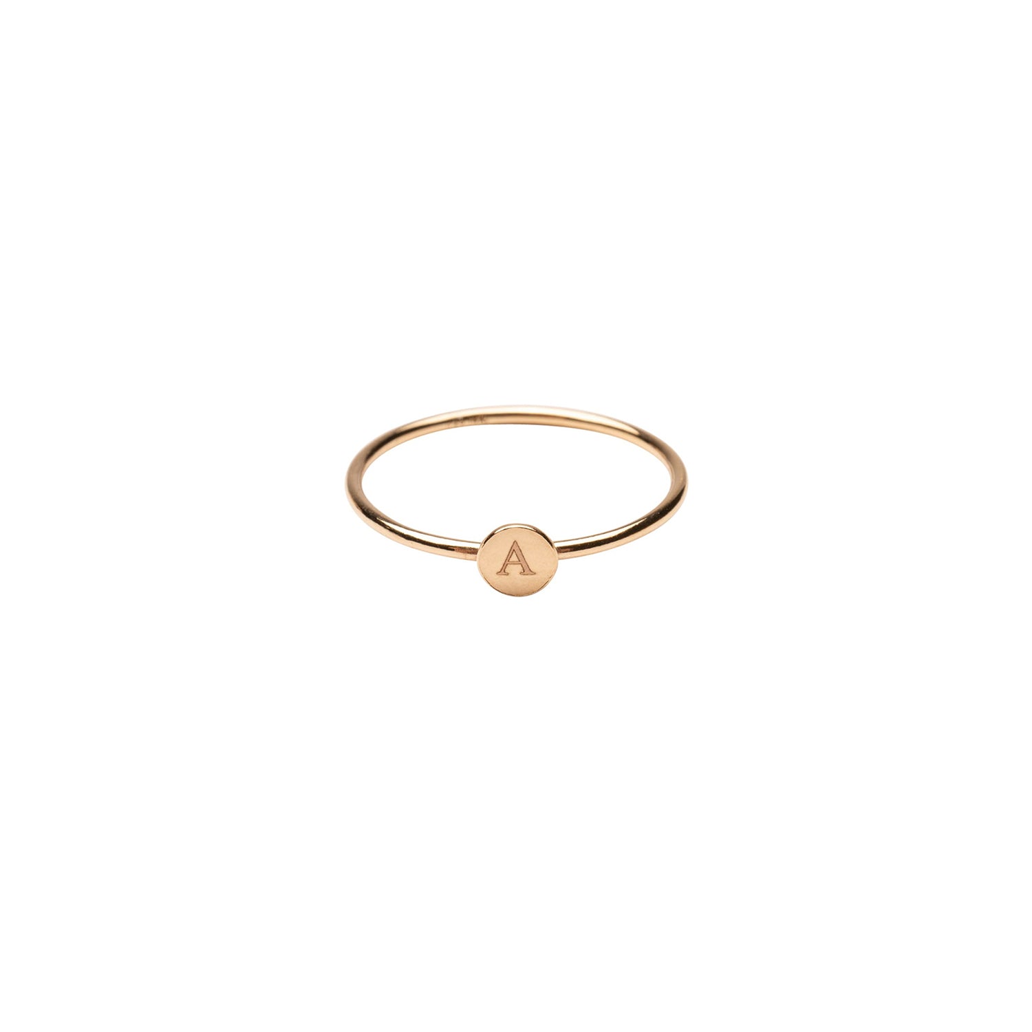 Gold Filled Flat Circle Ring – RG