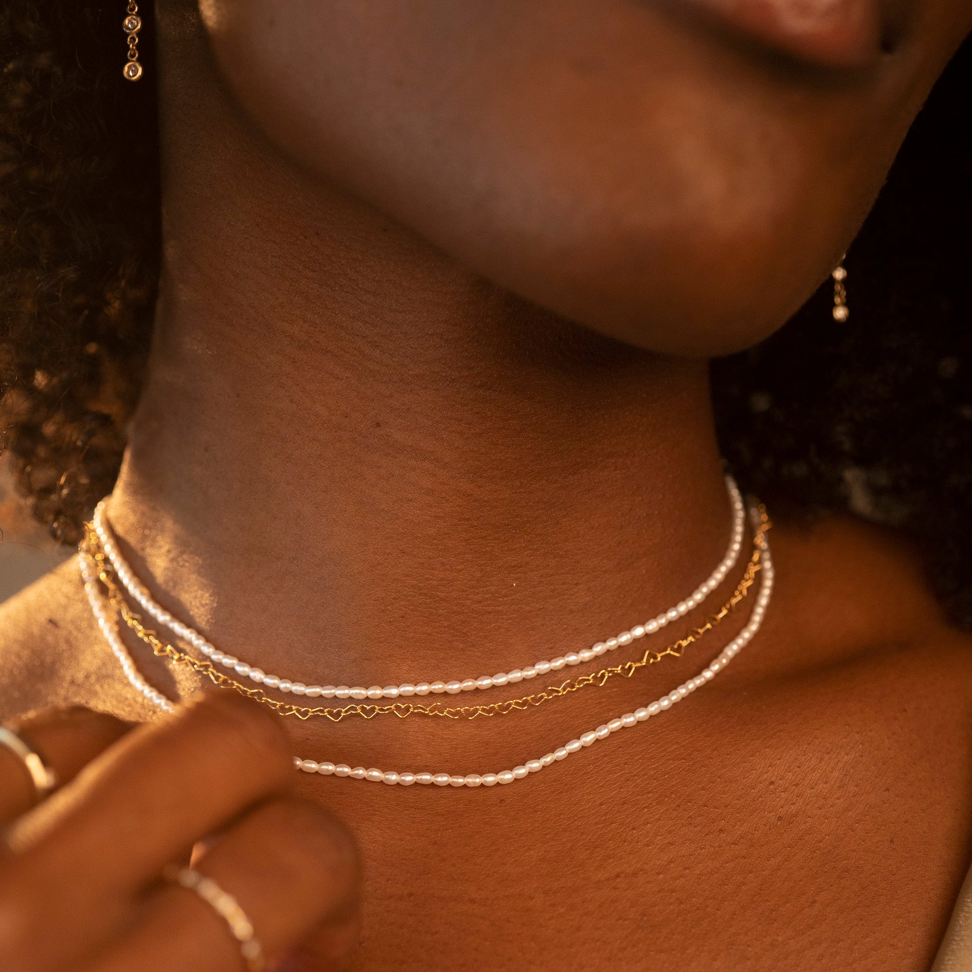 Slim Freshwater Pearl Necklace