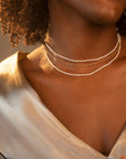 Slim Freshwater Pearl Necklace