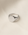 14k Large Signet Ring