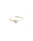 Gold Filled Little Natural Opal Ring