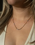 14k Paperclip Diamond Yard Necklace | 1.25 CTW