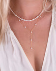 Pearl Lariat Necklace