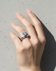 14k Round Selene Ring