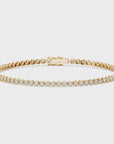 14K Bezel Tennis Bracelet | 2 Carat