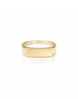 14k Rectangle Signet Ring