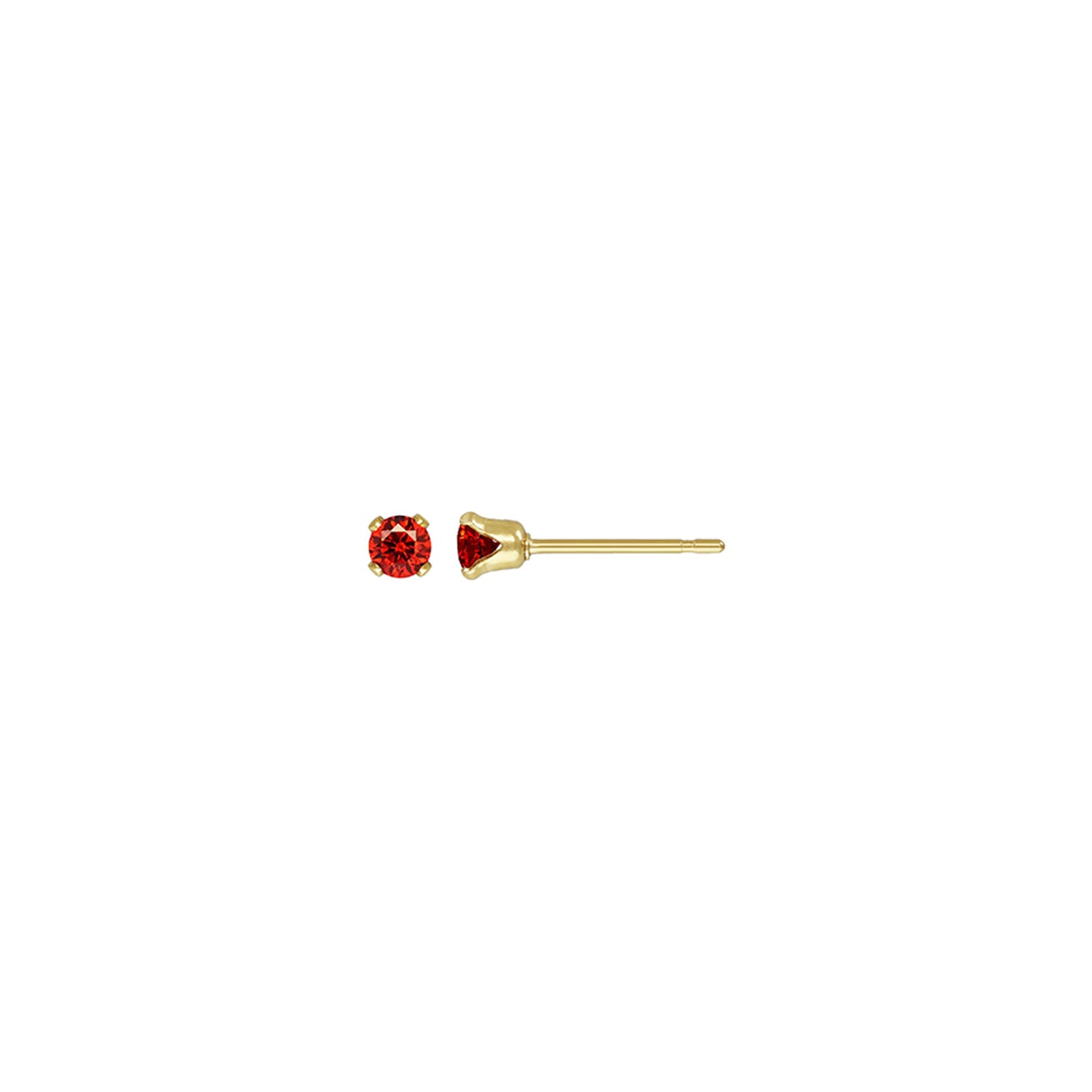 Gold Filled Crystal Birthstone Studs