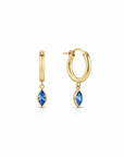 Marquise Clasp Hoops