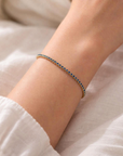 14K Sapphire Cupcake Tennis Bracelet | 2 CTW