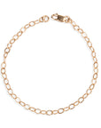 Gold Filled Shiny Oval Bracelet