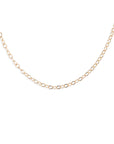 Gold Filled Shiny Oval Necklace