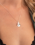 Silver Cowboy Hat Necklace