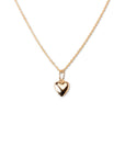 Gold Filled Puffy Heart Necklace