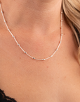 Anna Small Oval Satellite Necklace