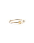 14k Opal Solitaire Ring