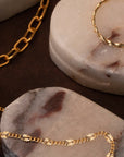 Starburst Curb Link Necklace