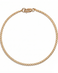 Thin Curb Link Bracelet