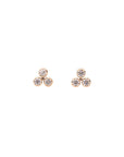 Gold Filled Tri-Crystal Studs