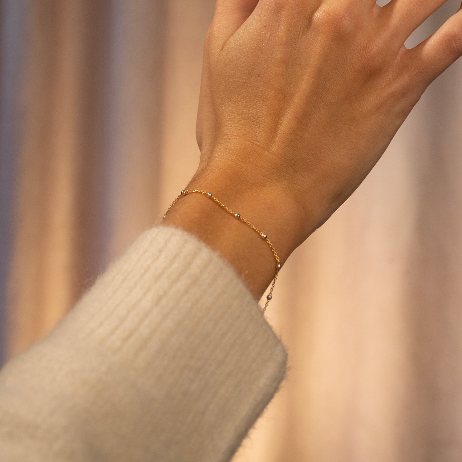 Two-Tone Satellite Bracelet