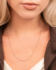 Two-Tone Figaro Necklace