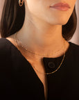 Two-Tone Satellite Necklace