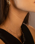 Two-Tone Satellite Necklace