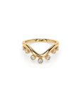 14k Cleo Chevron Band