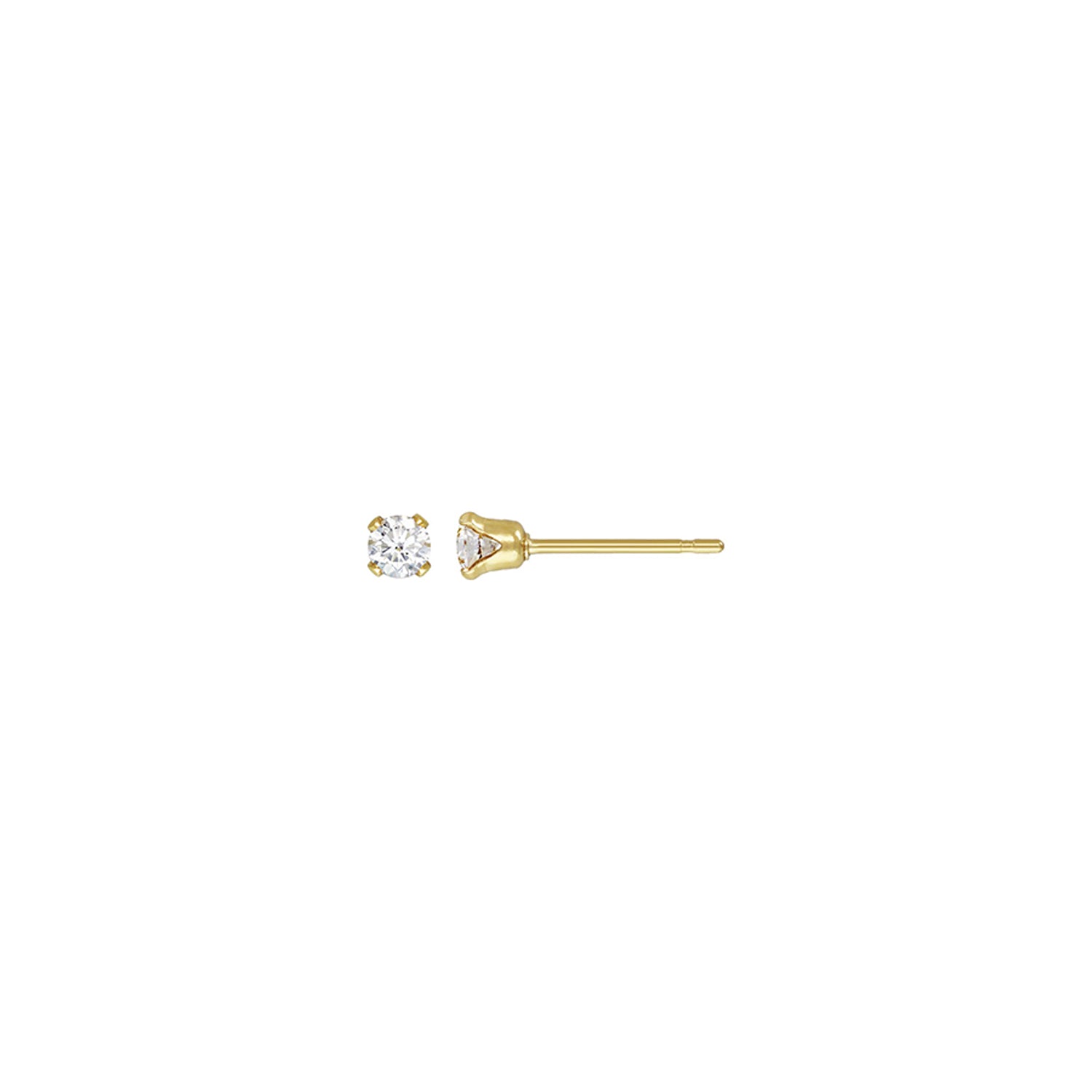 Gold Filled Crystal Birthstone Studs
