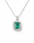14k Royale Emerald Necklace