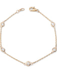 14k Diamond Yard Bracelet .67 CTW