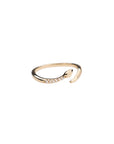 14k Diamond Snake Ring