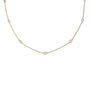14k Diamond Yard Necklace .62 CTW