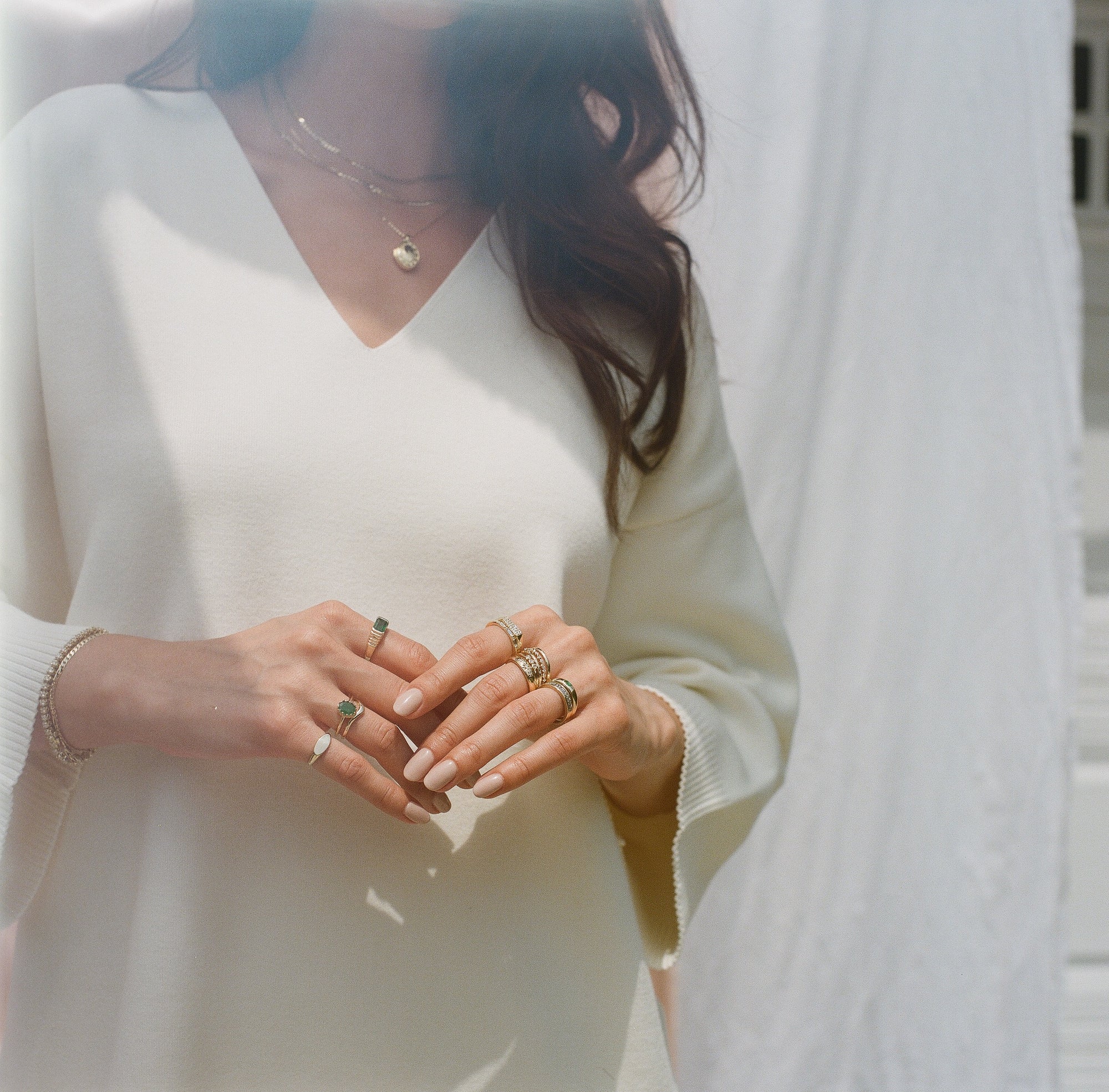 14k Gold Oval Signet Ring