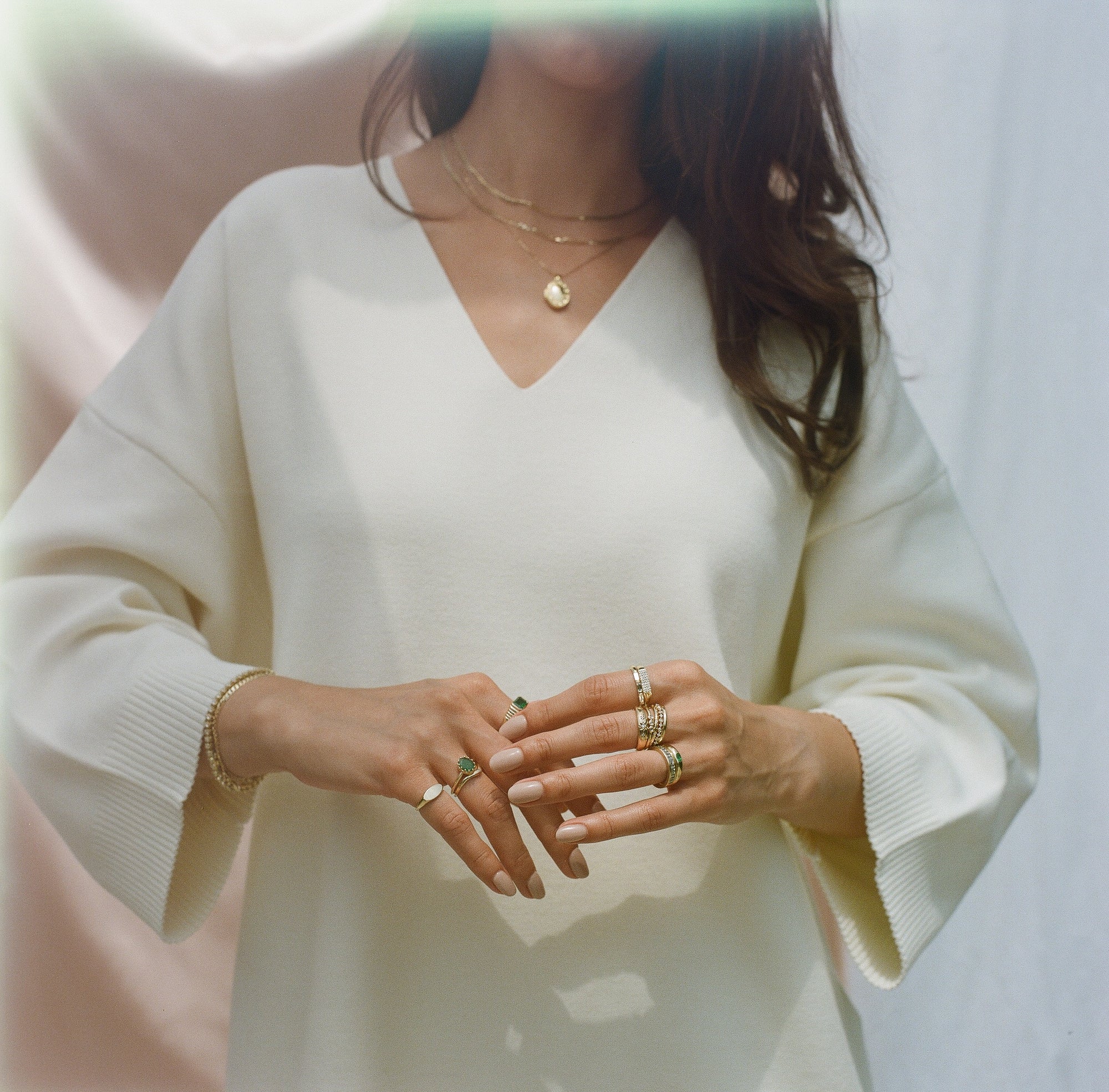 14k Gold Oval Signet Ring