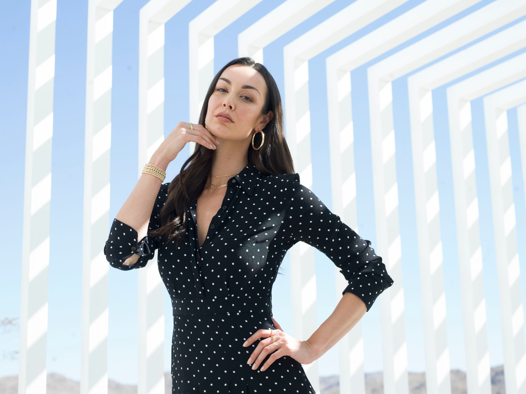 Gold Filled Paperclip Necklace