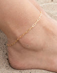 Gold Filled Rectangle Anklet