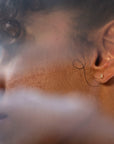 14k Baguette Studs