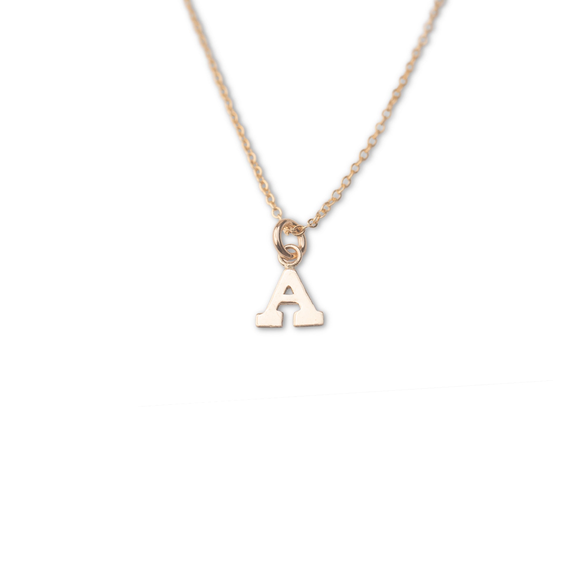 Gold Filled Letter Necklace | Letter Charm