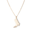 Gold Filled Boot Necklace
