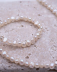 Organic Shapes Pearl Necklace