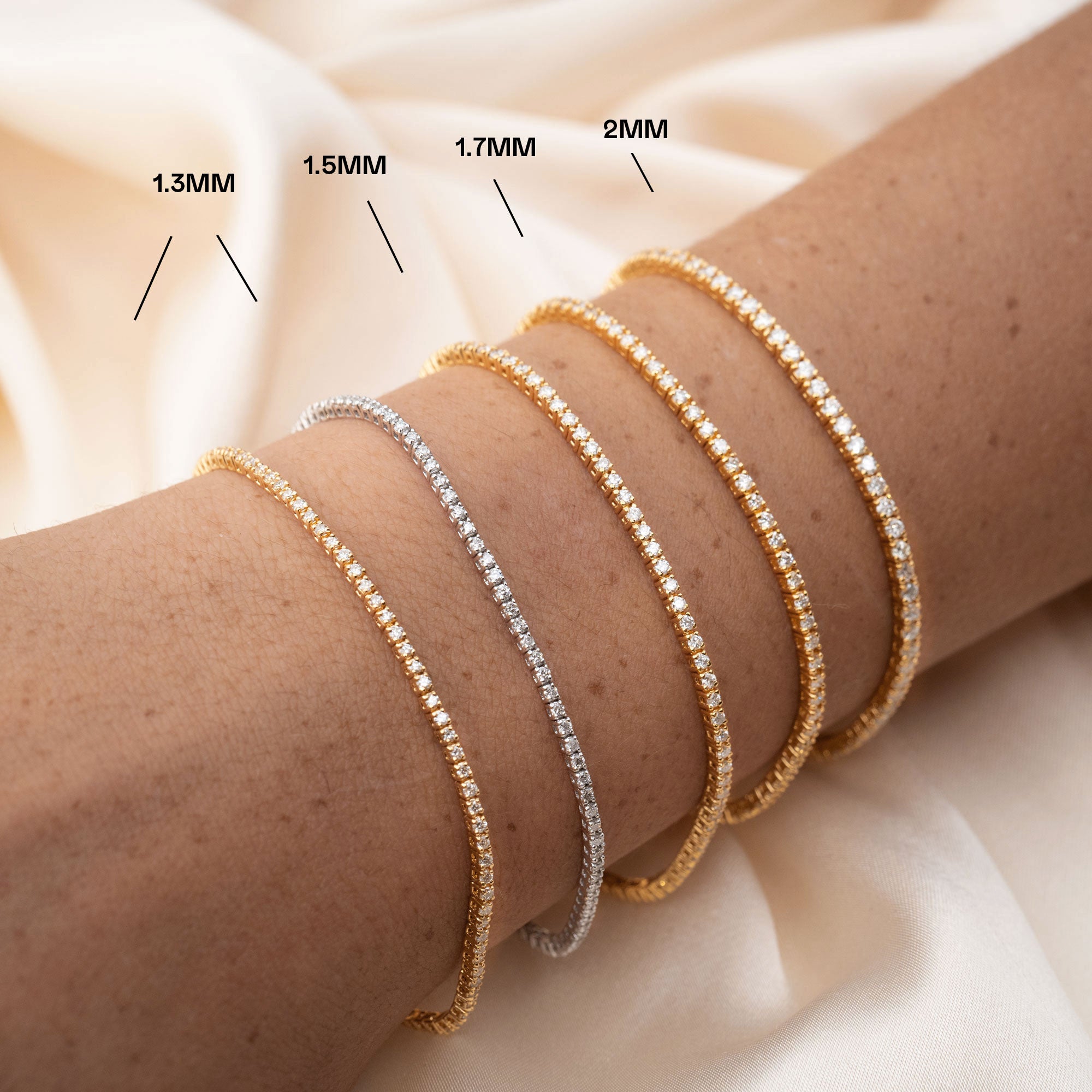 14K Tennis Bracelet | 2 CTW