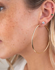 Gold Filled Clasp Hoops