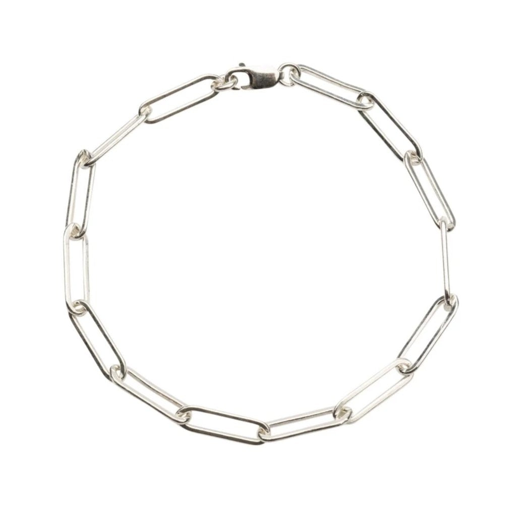 Silver Paperclip XL Bracelet