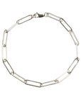 Silver Paperclip XL Bracelet