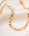 Gold Filled Thick Figaro Necklace