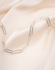 Silver Paperclip XL Bracelet