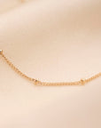 14k Gold Satellite Necklace